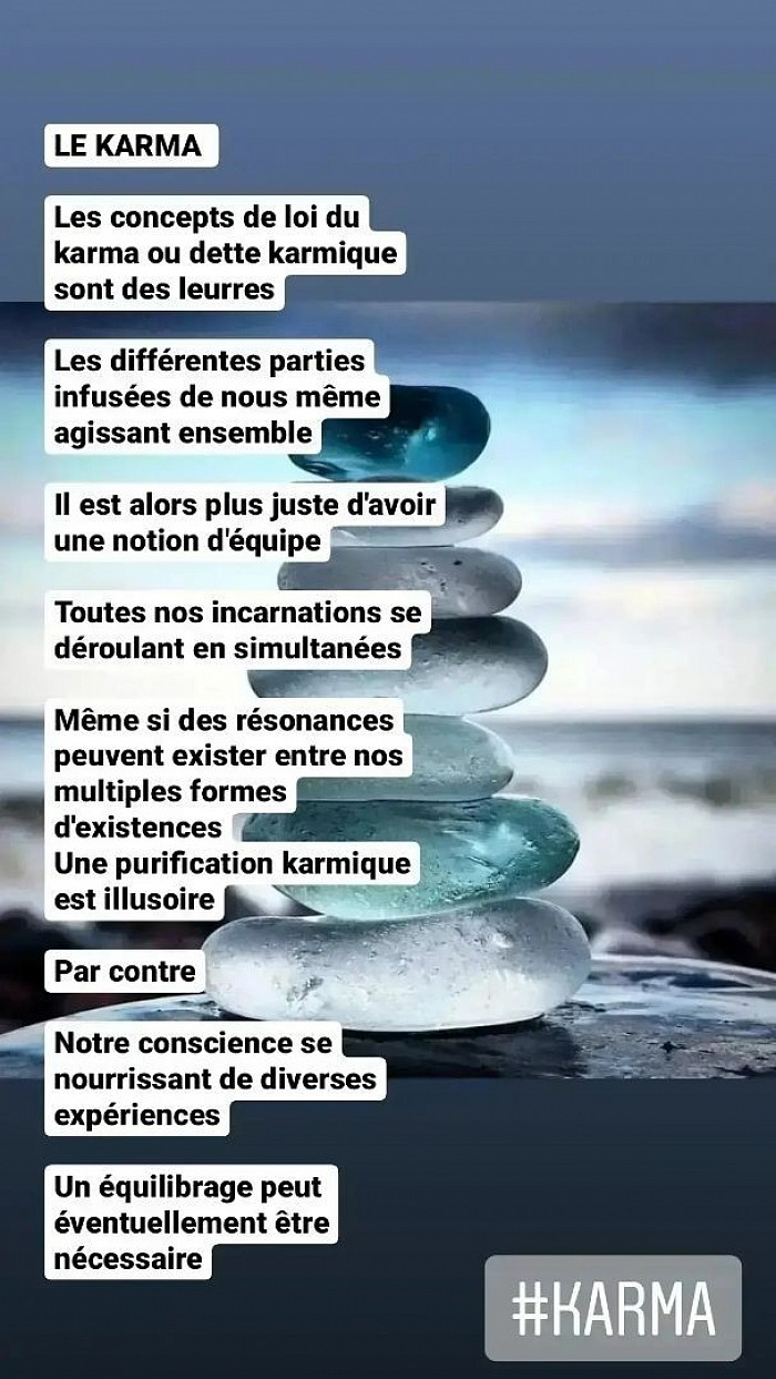 Texte sur le karma